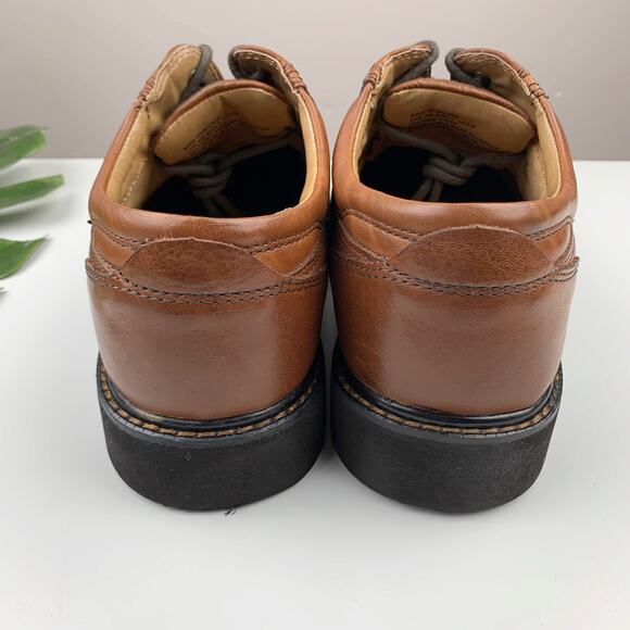 Bass Hamilton Derby Shoes Brown Leather Lace Up Casual Men's 10.5 Wide Width - Picture 10 of 11